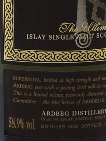 Ardbeg Supernova 2009 - Bottle Of Japan