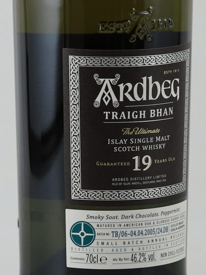 Ardbeg Traigh Bhan 19 Year Old Batch 6 - Bottle Of Japan