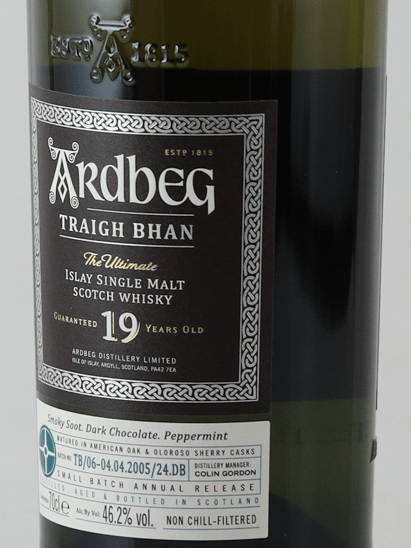 Ardbeg Traigh Bhan 19 Year Old Batch 6 - Bottle Of Japan