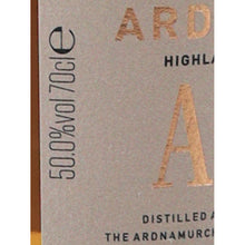 Load image into Gallery viewer, Ardnamurchan 10 Year Old Anniversary Edition 50%, 700ml - alcohol and volume