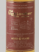 Load image into Gallery viewer, Ardnarmullan Peated 2019／2025 for Highlander Inn Chichibu - Bottle Of Japan