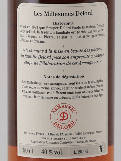 Armagnac Drouin Vintage 1985 500ml - Bottle Of Japan