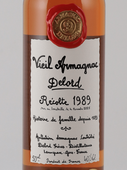 Armagnac Drouin Vintage 1989 500ml - Bottle Of Japan