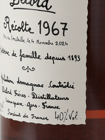 Armagnac Drouot Vintage 1967 500ml - Bottle Of Japan