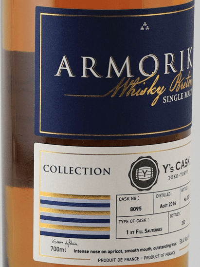 Armorique Single Cask 2014／2023 Sauternes Cask - Bottle Of Japan