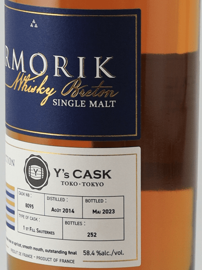 Armorique Single Cask 2014／2023 Sauternes Cask - Bottle Of Japan