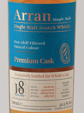 Load image into Gallery viewer, Arran 18 Year Old 2006 Peated Bourbon Barrel - Bottle Of Japan