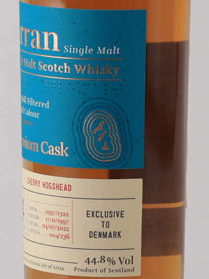 Arran 24 Year Old 1997 Sherry Hogshead - Bottle Of Japan