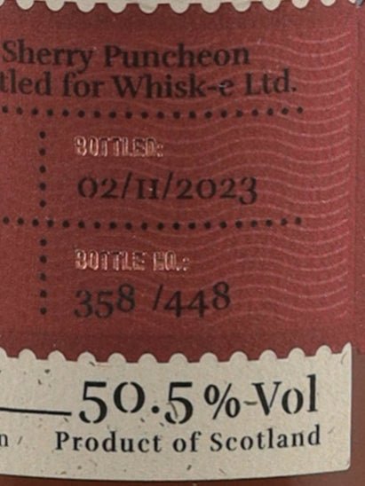 Arran 26 Year Old 1997 Sherry Puncheon - Bottle Of Japan