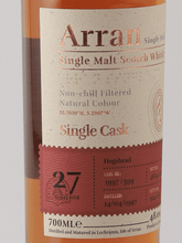 Load image into Gallery viewer, Arran 27 Year Old 1997 Hogshead - Bottle Of Japan