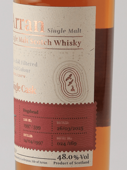 Arran 27 Year Old 1997 Hogshead - Bottle Of Japan