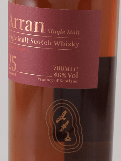 Arran Malt 25 Year Old 2024 Release - Bottle Of Japan