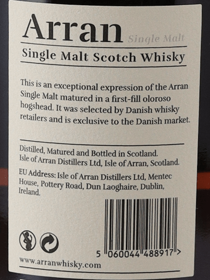 Arran Premium Cask 15 Year Old 2008 - Bottle Of Japan