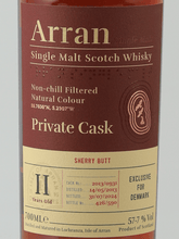 Load image into Gallery viewer, Arran Private Cask 11 Year Old 2013 - Bottle Of Japan