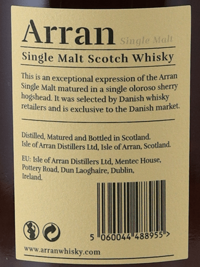 Arran Private Cask 9 Year Old 2015 - Bottle Of Japan
