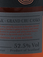 Load image into Gallery viewer, Arran Rare batch 15 Year Old French Oak Grand Cru - Bottle Of Japan
