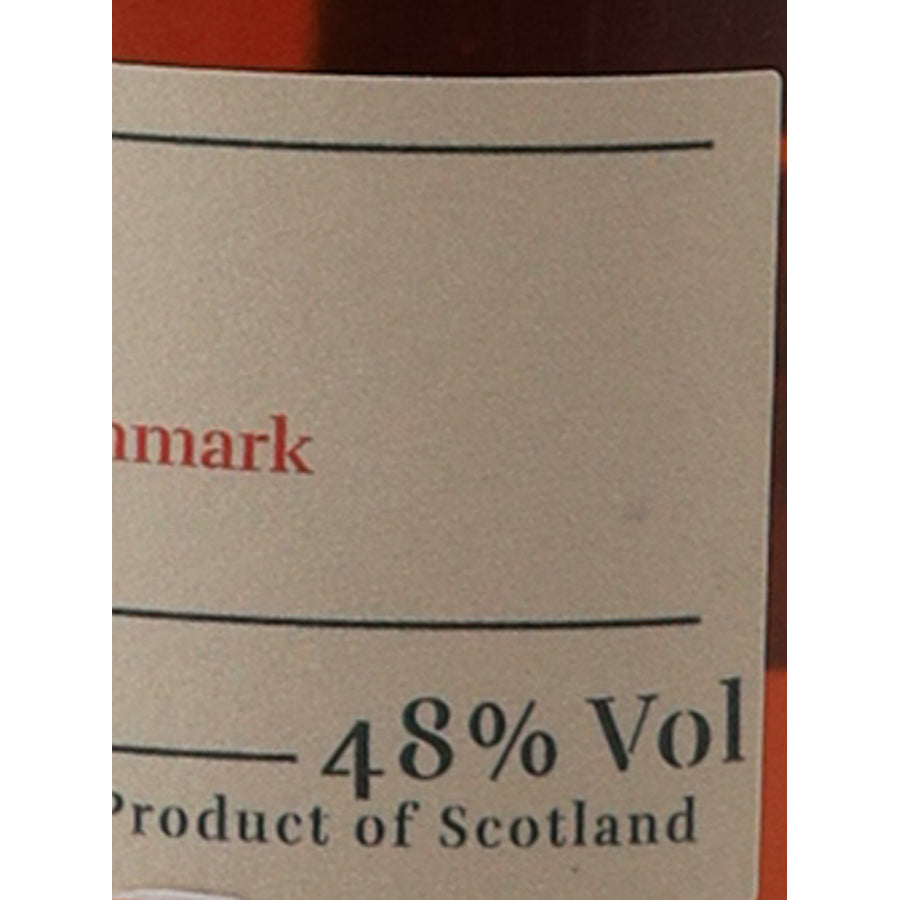Arran Small Batch PX Sherry Cask Single Malt Scotch Whisky 48% 700ml - strength label detail