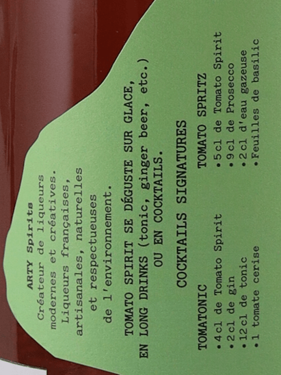 Arti Spirits Tomato Spirit Tomato Liqueur - Bottle Of Japan