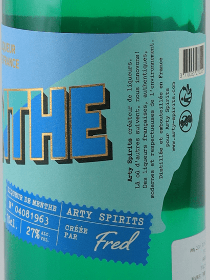 Arti Spirits Une Menthe Mint Liqueur - Bottle Of Japan