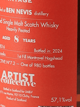 Load image into Gallery viewer, Artist Collective Ben Nevis 8 Year Old 2016 Peated - Bottle Of Japan