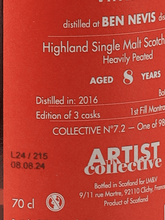 Load image into Gallery viewer, Artist Collective Ben Nevis 8 Year Old 2016 Peated - Bottle Of Japan