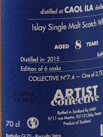 Artist Collective Caol Ila 8 Year Old 2015 - Bottle Of Japan