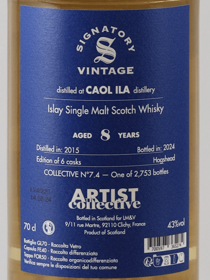 Artist Collective Caol Ila 8 Year Old 2015 - Bottle Of Japan