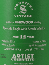 Load image into Gallery viewer, Artist Collective Linkwood 12 Year Old 2012 - Bottle Of Japan