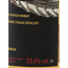 Load image into Gallery viewer, Artwork Ledaig 14 Year Old 2007 53.4% 700ml – 53.4% ABV label detail