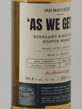 Load image into Gallery viewer, As We Get It Highland Single Malt - Bottle Of Japan