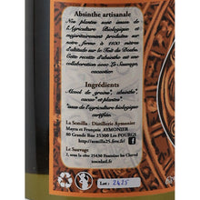 Load image into Gallery viewer, Aymonier Absinthe Azteque - ingredients and lot