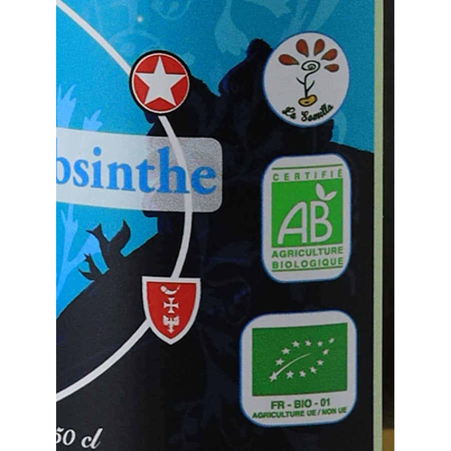 Aymonier Absinthe Noel 2022 - organic certification label