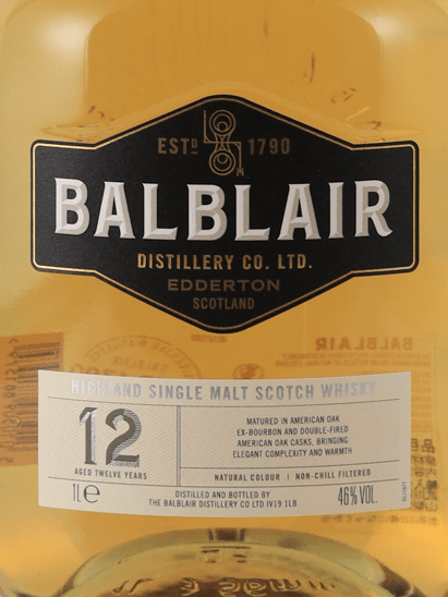 Balblair 12 Year Old - Bottle Of Japan