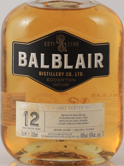 Balblair 12 Year Old 700ml - Bottle Of Japan