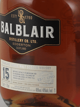 Load image into Gallery viewer, Balblair 15 Year Old - Bottle Of Japan
