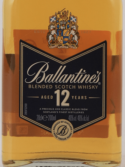 Ballantine's 12 Year Old 200ml - Bottle Of Japan