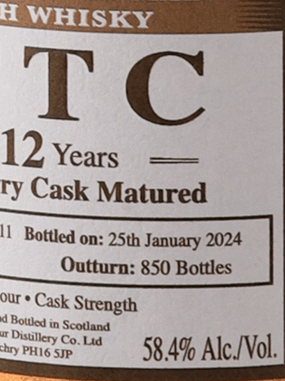 Ballechin 12 Year Old 2011 Sherry Cask Matured - Bottle Of Japan