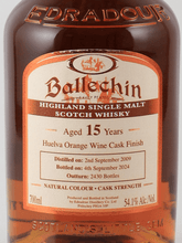 Load image into Gallery viewer, Ballechin 15 Year Old 2009 Orange Wine Cask Finish - Bottle Of Japan