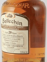 Load image into Gallery viewer, Ballechin 20 Year Old 2004 OGD Bourbon Cask - Bottle Of Japan
