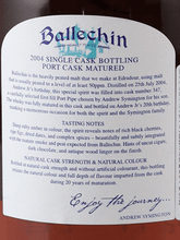 Load image into Gallery viewer, Ballechin 20 Year Old 2004 Port Pipe - Bottle Of Japan