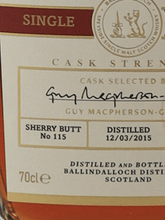 Load image into Gallery viewer, Ballindalloch Single Cask 2015 Sherry Butt - Bottle Of Japan