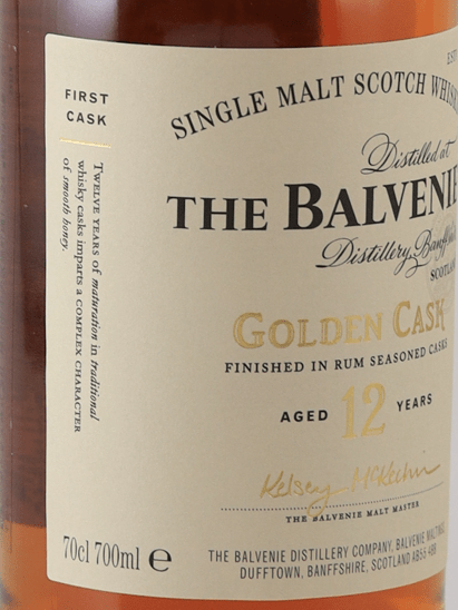 Balvenie 12 Year Old Golden Cask - Bottle Of Japan