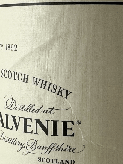 Balvenie 12 Year Old Golden Cask - Bottle Of Japan