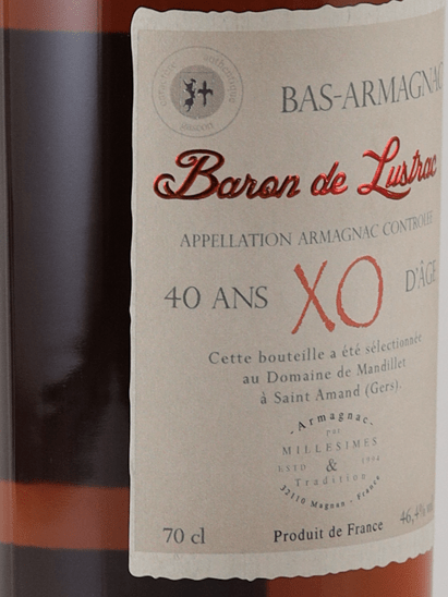 Baron de Lustrac 40 Year Old XO - Bottle Of Japan