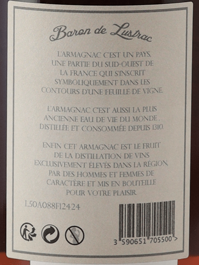 Baron de Lustrac 50 Year Old Limited Edition - Bottle Of Japan