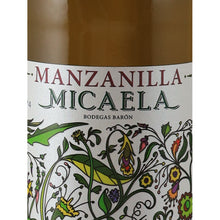Load image into Gallery viewer, Baron Micaela Manzanilla Sherry 15% 750ml - manzanilla name detail