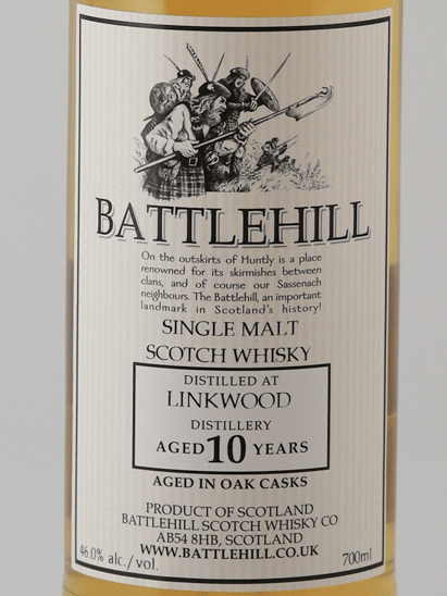 Battlehill Linkwood 10 Year Old - Bottle Of Japan