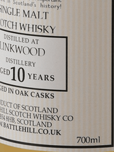 Load image into Gallery viewer, Battlehill Linkwood 10 Year Old - Bottle Of Japan