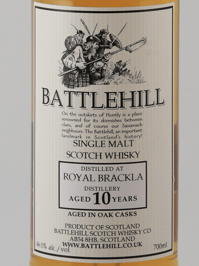 Battlehill Royal Brackla 10 Year Old - Bottle Of Japan