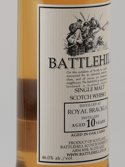 Battlehill Royal Brackla 10 Year Old - Bottle Of Japan